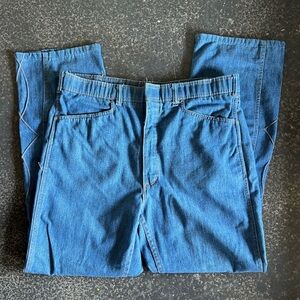 VTG 70s Sheplers Jeans Cowgirl Western Embroidered High Waist Women's